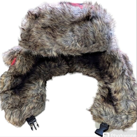 SA Company Red & Black Buffalo Plaid Trapper Hat - Picture 3 of 15